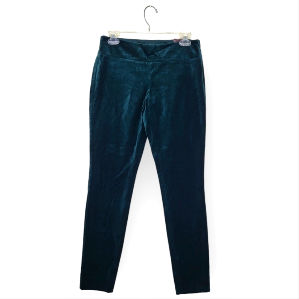 The Limited Drew Fit Skinny Velour Pants Green Size 2